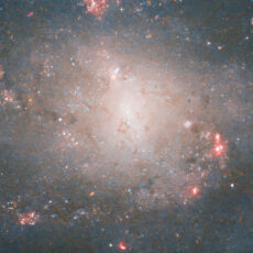 Hubble Space Telescope Irregular Spiral Galaxy NGC 5486