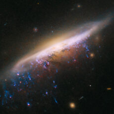 Hubble Space Telescope Jellyfish Galaxy JW100