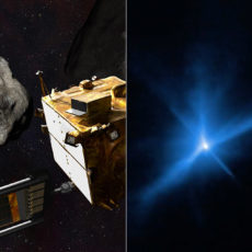 Hubble Space Telescope NASA DART Crashing Asteroid