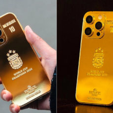 iDesignGold Lionel Messi Gold iPhone 14 Pro World Cup