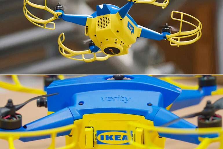 IKEA Drone Stock Inventory Ingka Verity