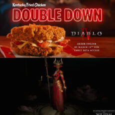KFC Diablo IV Double Down Sandwich Offer