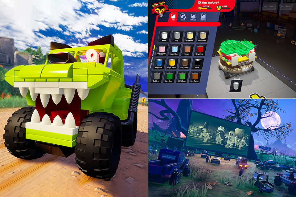 ภาพหน้าจอของ LEGO 2K Drive เปิดเผย