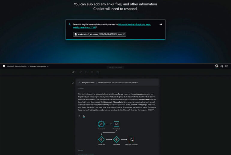 Microsoft Security Copilot Chat GPT GPT-4 Cybsercurity