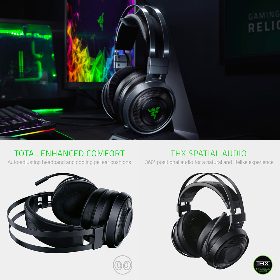 Razer Nari Essential Wireless 7.1 Gaming Headset