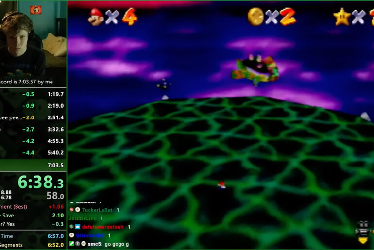 Super Mario 64 Speedrun 1-Star Run World Record