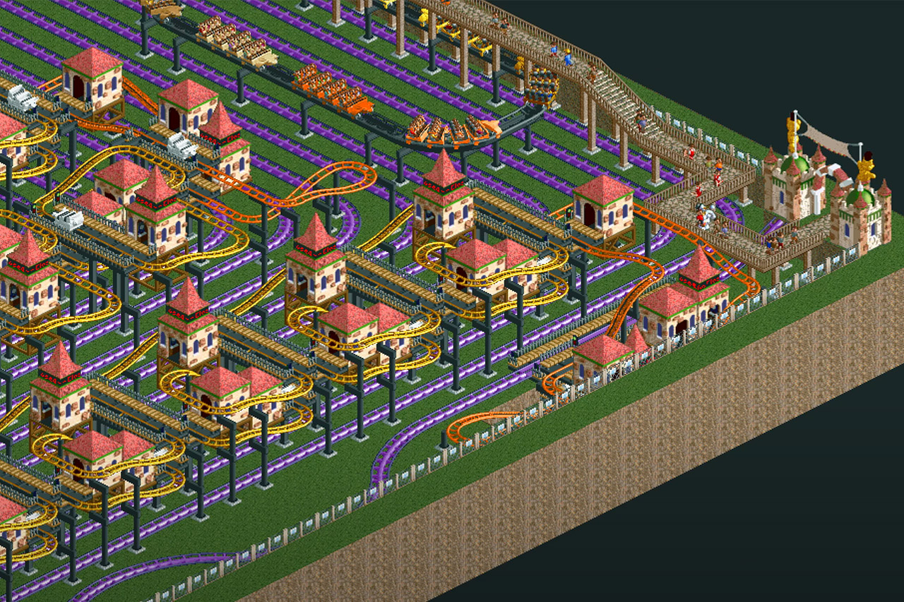 I Built the Densest Park Ever in RollerCoaster Tycoon 2 