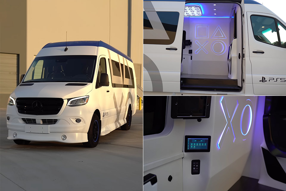 West Coast Customs Mercedes-Benz Sprinter PlayStation 5 Gaming Van