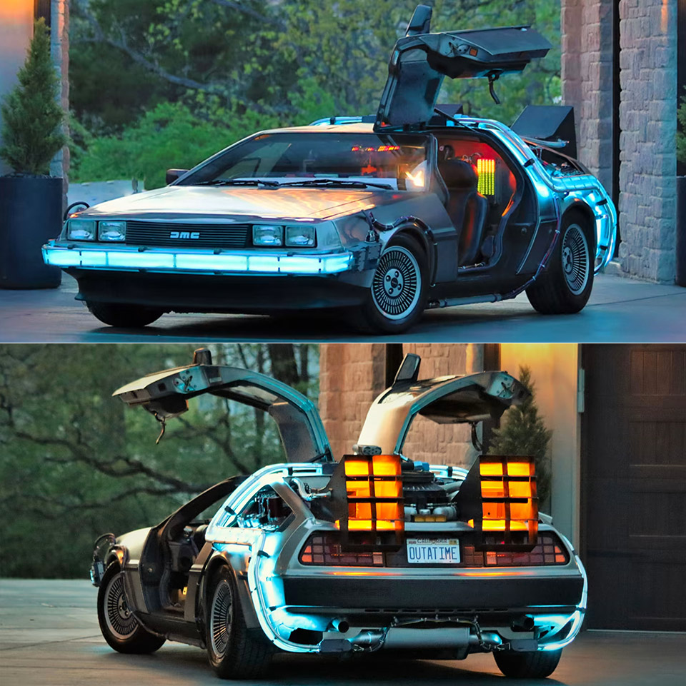 Back to the Future DeLorean DMC-12 Replica For Sale Auction