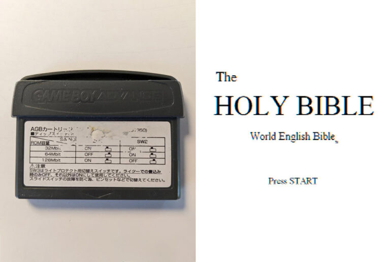 Cancelled The Holy Bible Game Boy Advance Download