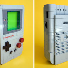 Custom LEGO Game Boy with Cartridge Slot
