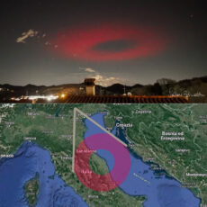 ELVES Phenomenon Red Ring Sky Italy