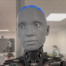 Engineered Arts Ameca Humanoid Robot GPT-3 AI Expressions