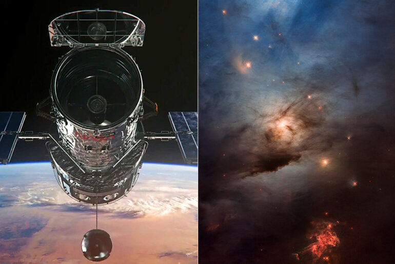 Hubble Space Telescope 33rd Anniversary Dark Nebula NGC 1333