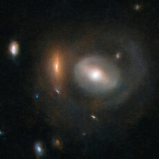 Hubble Space Telescope Galaxy Cluster Ring Elliptical ACO S520