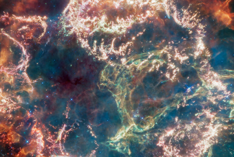 James Webb Space Telescope Supernova Remnant Cassiopeia A
