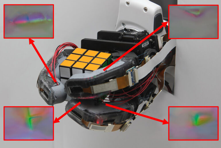 MIT Robotic Hand Identify Objects Fingers Feel