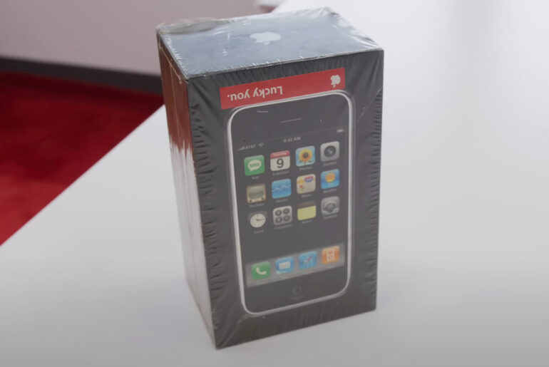 MKBHD $40,000 First-Generation Apple iPhone Unboxing