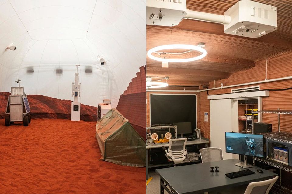 NASA 3D-Printed Mars Habitat Simulated Mission