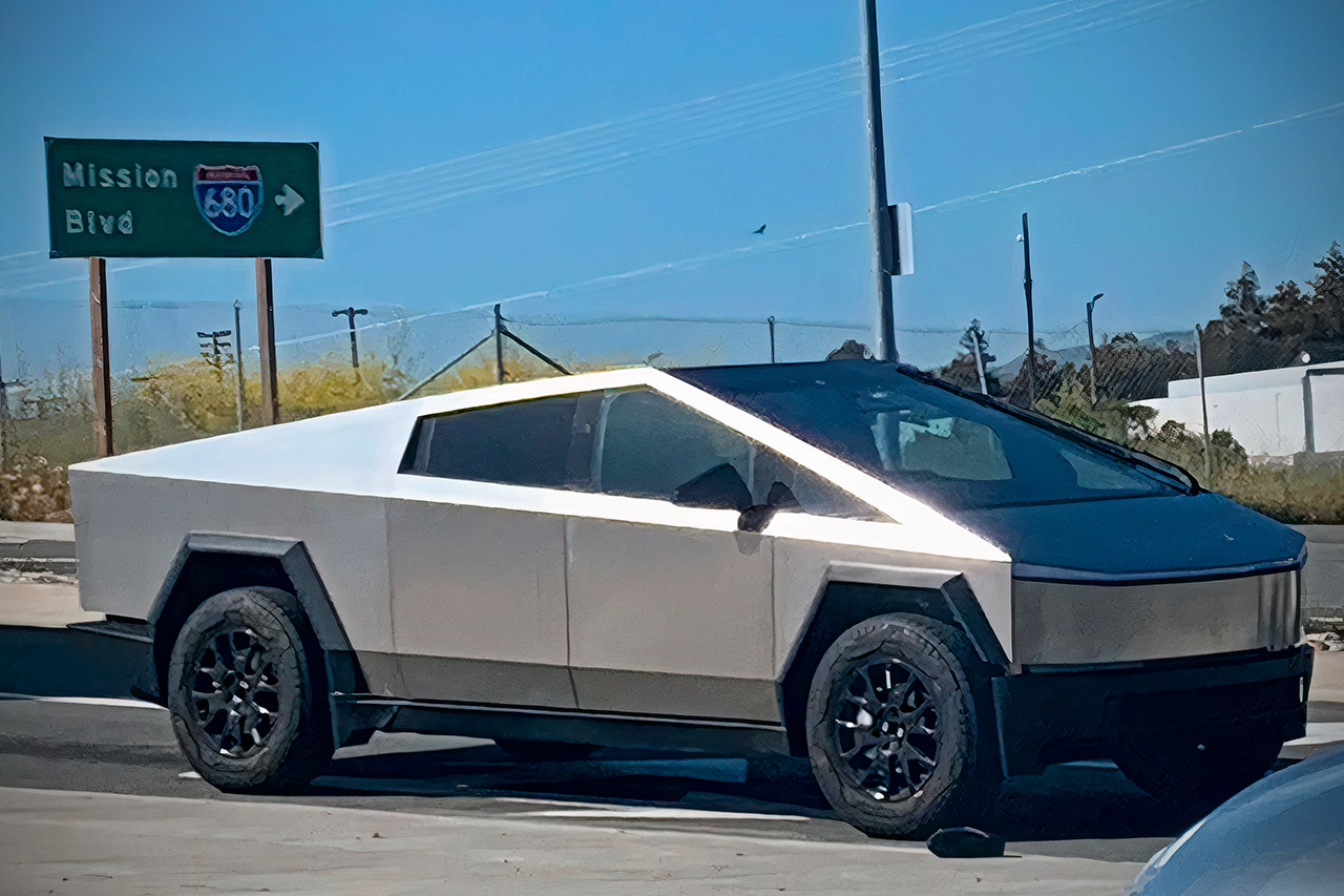 New Tesla Cybertruck Prototype Fremont 2023
