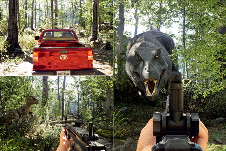 Open-World Jurassic Park Game Unreal Engine 5