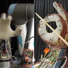 Robotic Hand Skin Fingers Grip Objects
