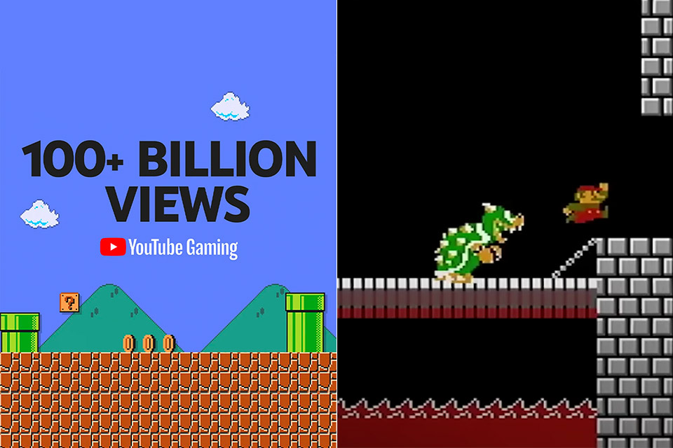 YouTube 100 พันล้านวิวเนื้อหา Super Mario Bros