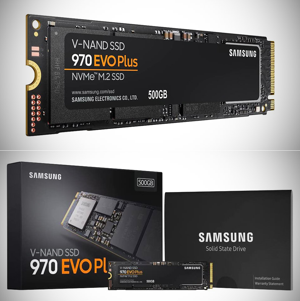 500GB Samsung 970 EVO Plus NVMe M.2 Internal SSD