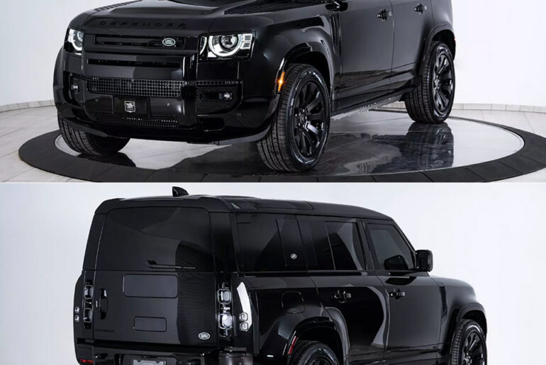 Armored Land Rover Defender INKAS Bulletproof