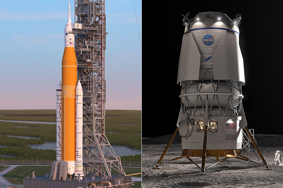 Blue Origin NASA Artemis V Lunar Lander Provider