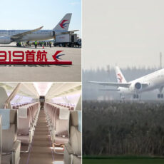 China C919 Aircraft First Commercial Flight