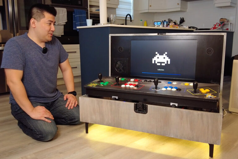 Custom Coffee Table 4-Player Arcade