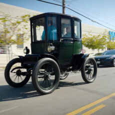 Driving 100-Year-Old Baker Electric EV Donut Media