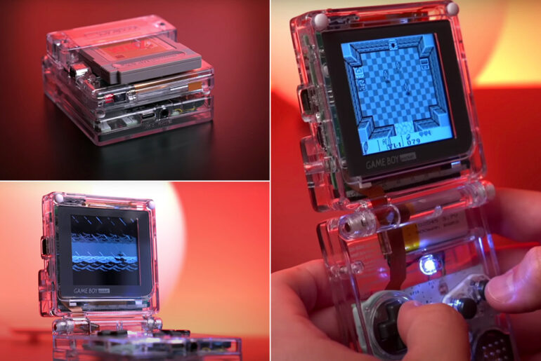 Flip-Open Game Boy Pocket SP Mod