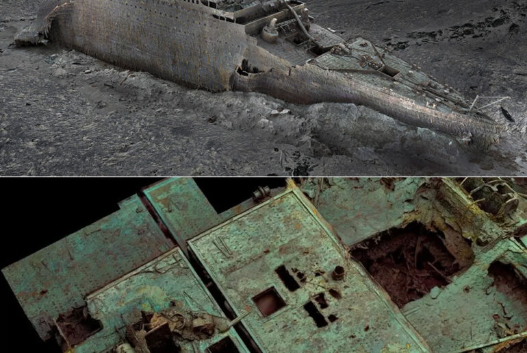 Full 3D Scan Titanic Wreckage Atlantic Productions