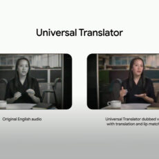 Google Universal Translator AI Lip Sync Change Language