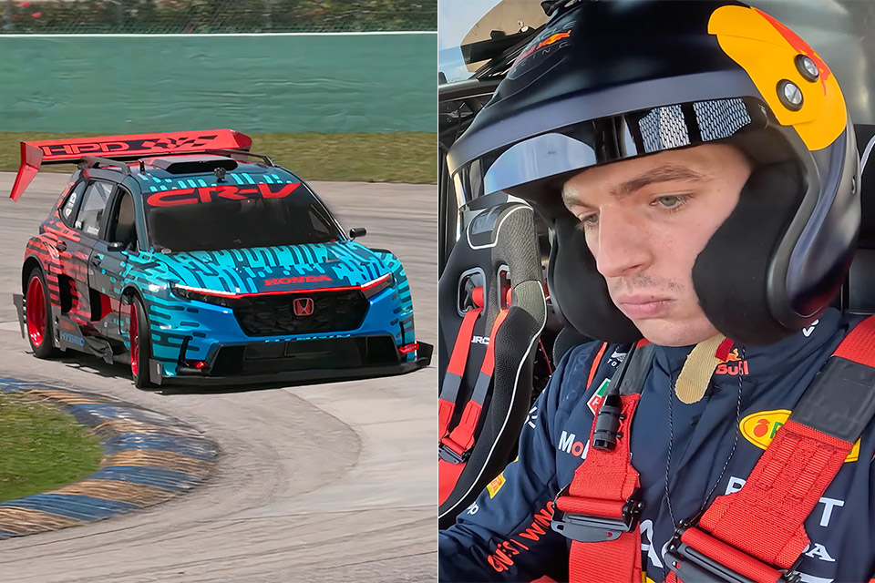 Max Verstappen Honda CR-V Hybrid Racer Beast Miami