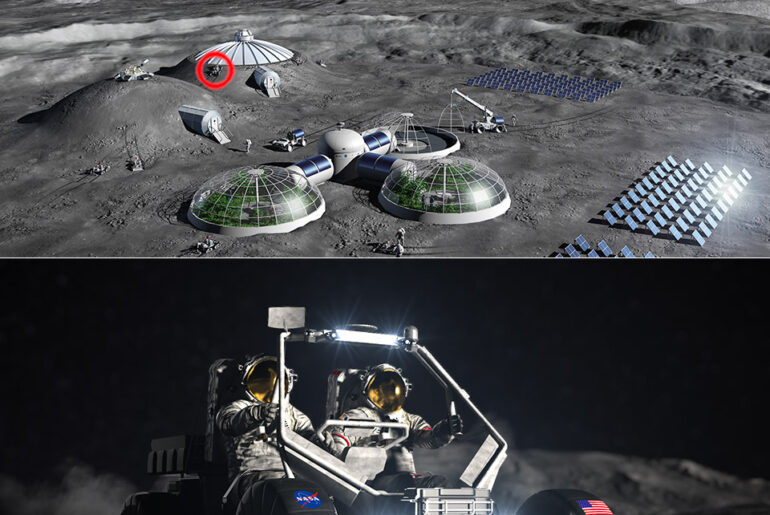 NASA Lunar Terrain Vehicle LTV Designs Artemis Missions