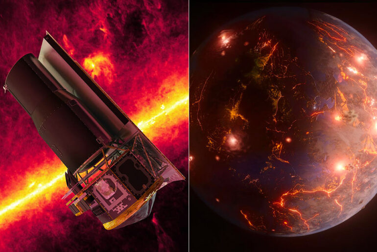 NASA Spitzer TESS Earth-Sized World Volcano LP 791-18 d