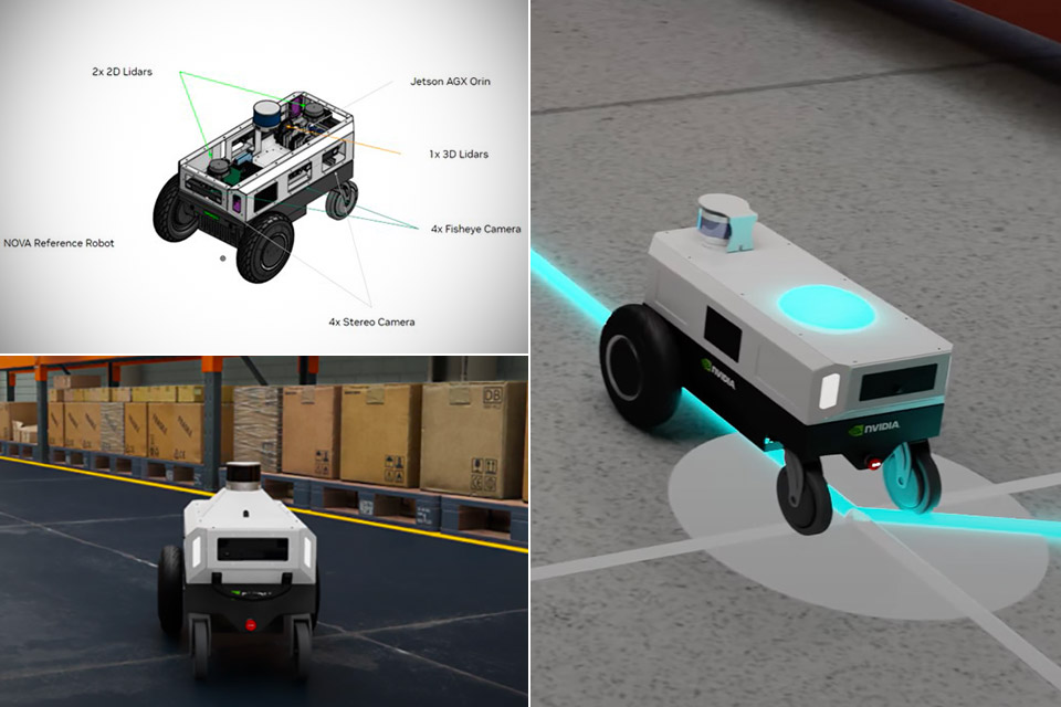 NVIDIA ISAAC AMR Autonomous Mobile Robots