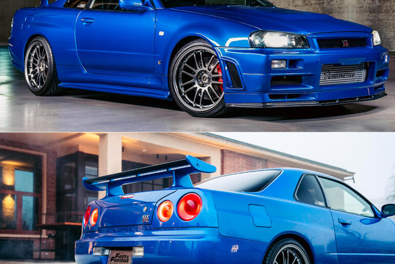 Paul Walker 2000 Nissan Skyline R34 GT-R Fast and Furious For Sale