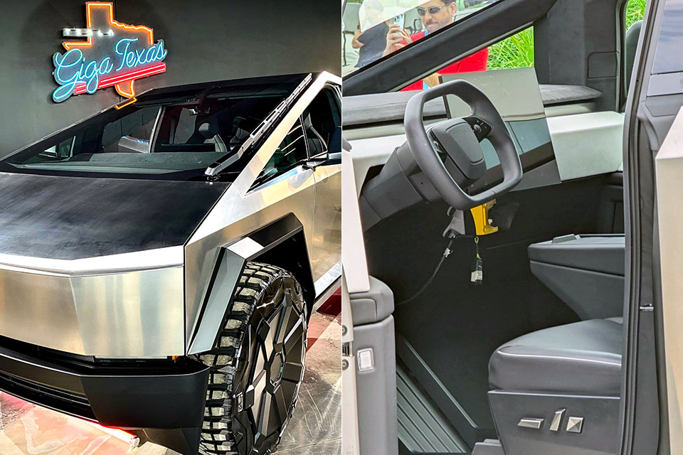 Pre-Production Tesla Cybertruck Interior Leak 2023