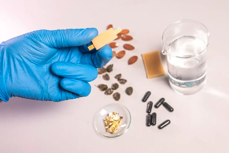 Scientist Italy Edible Rechargeable Battery Food Almonds