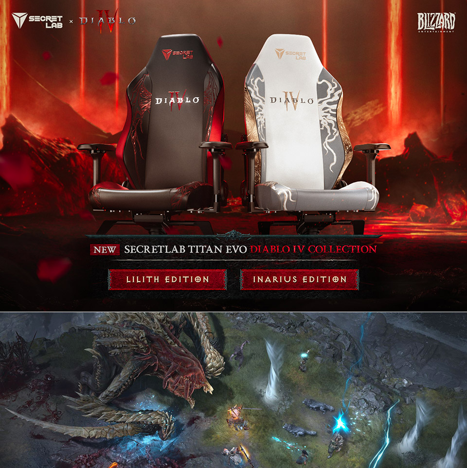 Secretlab TITAN Evo Diablo IV Collection Gaming Chairs