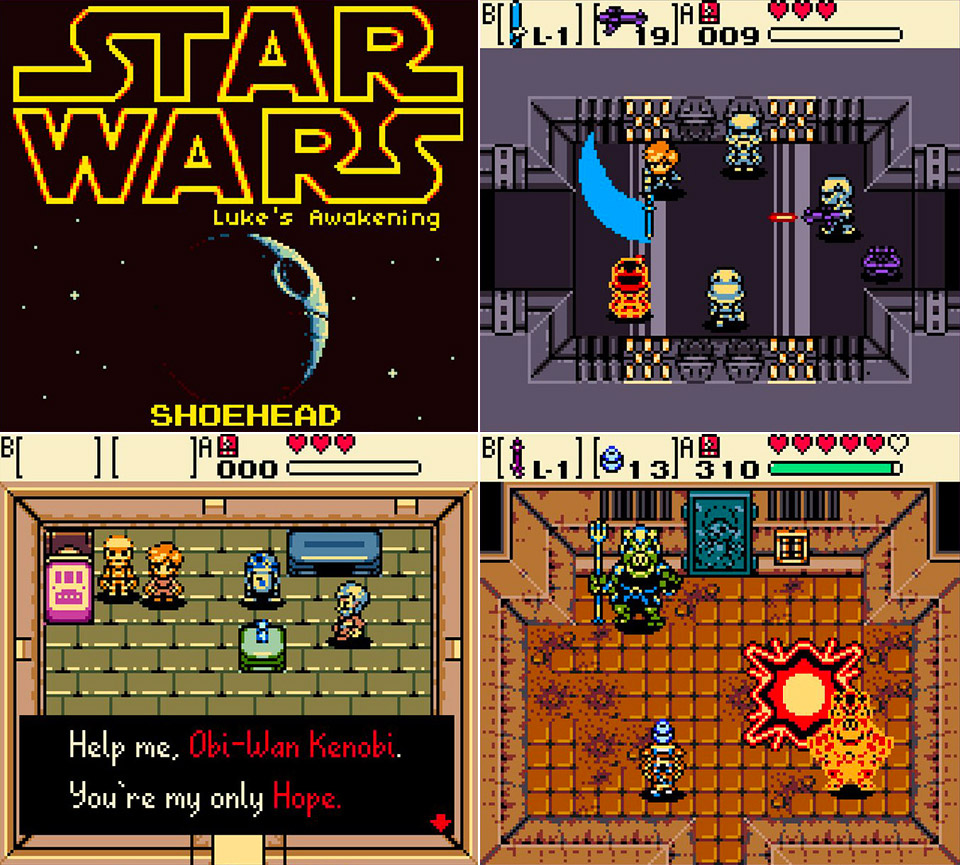 Star Wars The Legend of Zelda Luke's Awakening