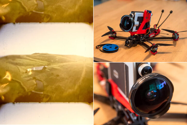Super 8 Camera FPV Drone
