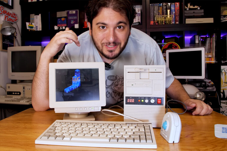 Tiny Intel 486 Computer Eric Retro Gaming